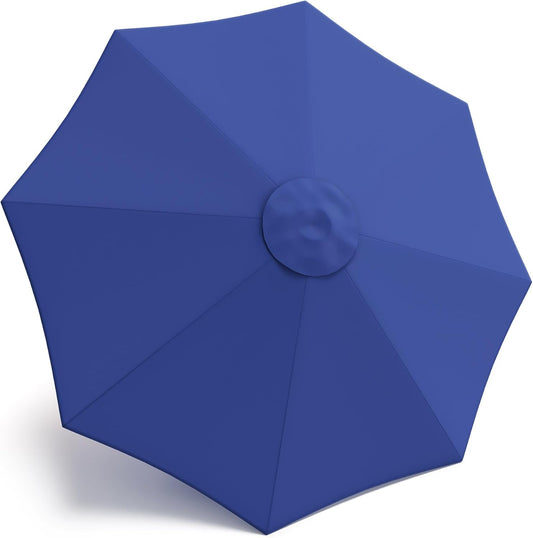LAUSAINT HOME Patio Umbrella Replacement Canopy, Only Fits 8 Ribs Outdoor Patio Umbrella, Outdoor Deck Pool Umbrella Top