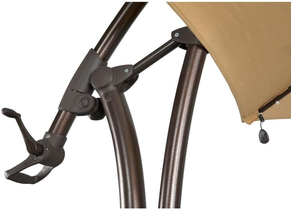 Garden Winds Replacement Canopy Top Cover for Hampton Bay LED Offset Solar Umbrella - WILL FIT MODEL YJAF-052 ONLY - WILL NOT FIT ANY OTHER MODEL