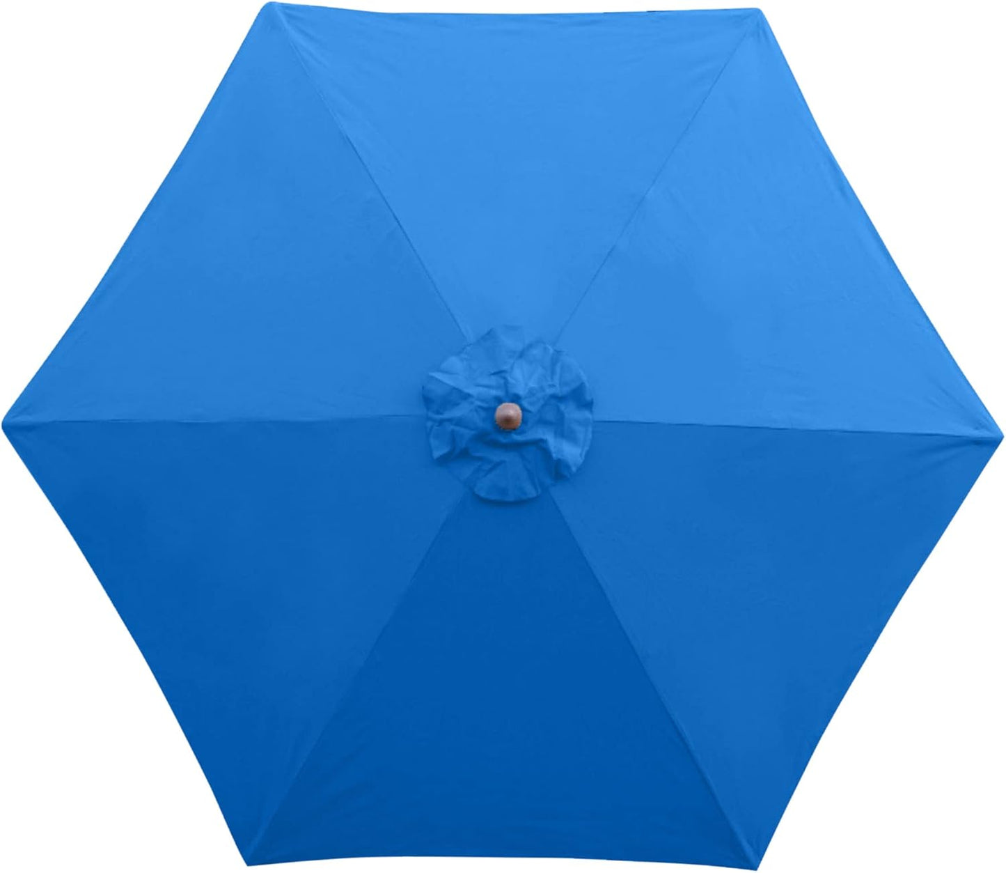 Formosa Covers 9ft 6 Ribs Market Patio Umbrella Replacement Canopy - Top Canvas - 300D UV Protective and Water Resistant Umbrella Olefin Fabric- Premium Quality Replacement Canopy Cover ONLY (Navy)