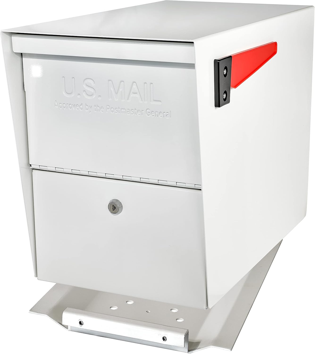 Mail Boss Security Mailbox, Bronze 7208 Package Master Curbside Locking 21.5 in. x 16.5 in. x 12 in.