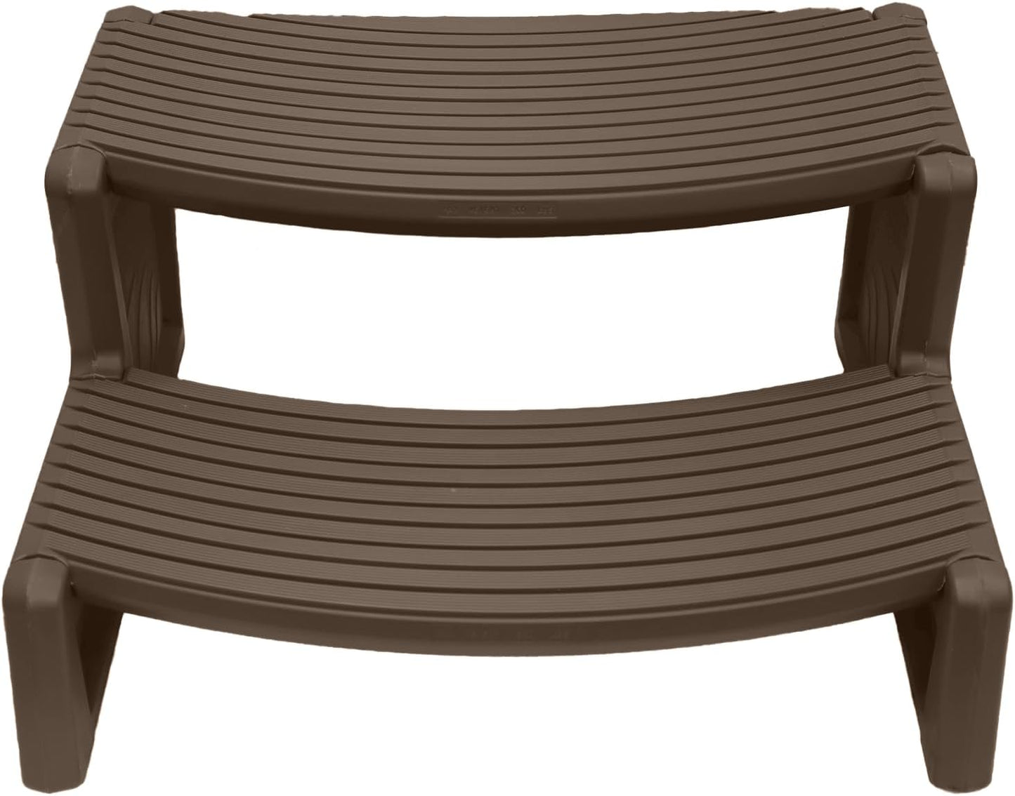 Confer Plastics Resin Multi Purpose Outdoor Non Slip Portable Spa and Hot Tub Handi-Step Deck Patio Steps Accessories, Portobello