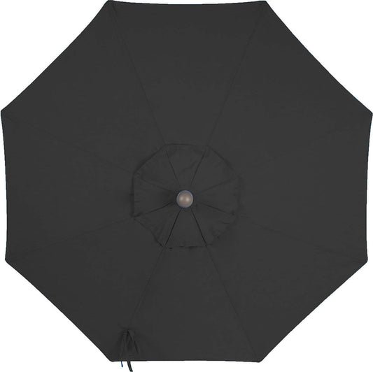 9ft Patio Umbrella Replacement Canopy Market Umbrella Top Outdoor Umbrella Canopy with 8 Ribs,Vented Canopy, Fade Resistant, UPF 50+ Excellent Sun Protection
