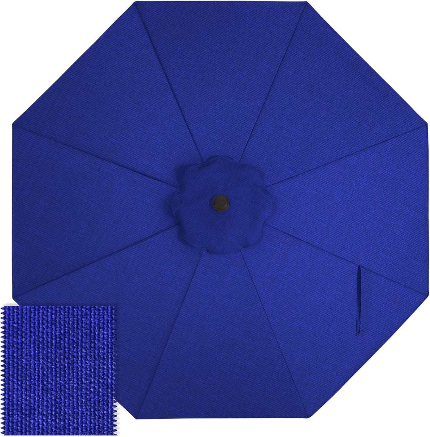 ABCCANOPY OLEFIN® 5-Year Non Fading 9FT Patio Umbrella Replacement Canopy Only (Turquoise)