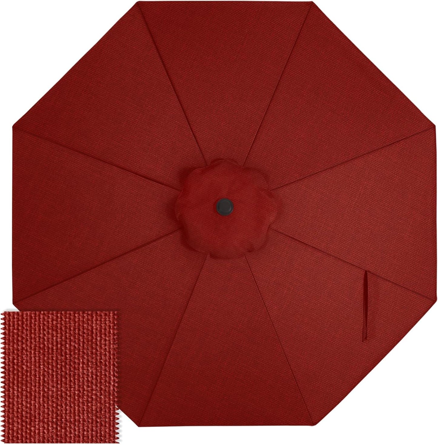 ABCCANOPY OLEFIN® 5-Year Non Fading 9FT Patio Umbrella Replacement Canopy Only (Turquoise)
