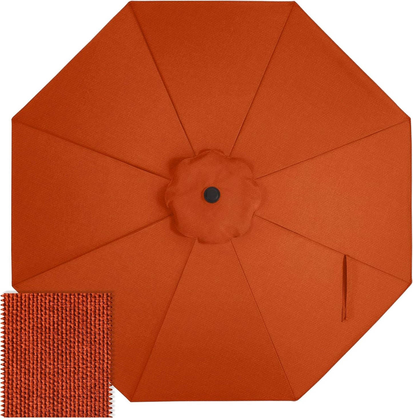 ABCCANOPY OLEFIN® 5-Year Non Fading 9FT Patio Umbrella Replacement Canopy Only (Turquoise)