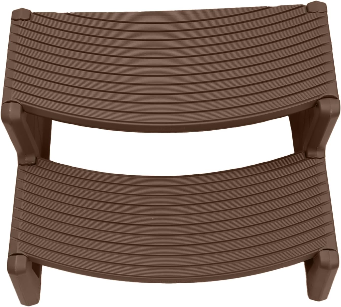 Confer Plastics Resin Multi Purpose Outdoor Non Slip Portable Spa and Hot Tub Handi-Step Deck Patio Steps Accessories, Portobello