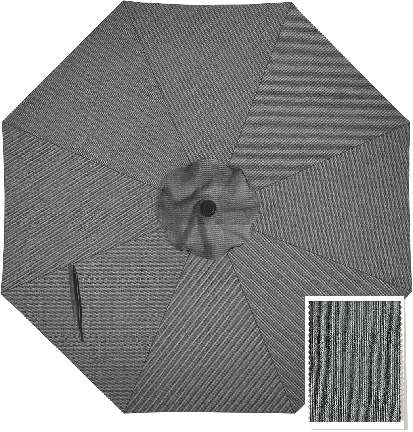 MASTERCANOPY 5-Year-Non-Fading Olefin 9FT Patio Umbrella Replacement Canopy-Antique Beige Canopy Only