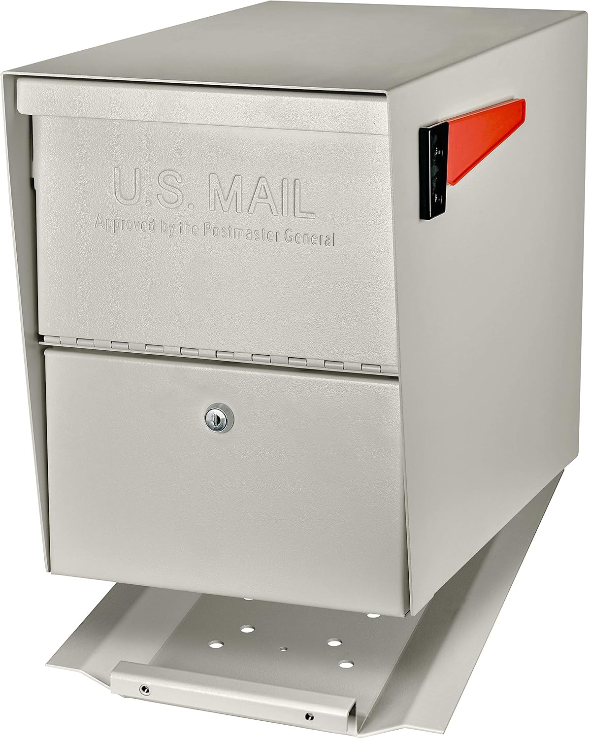 Mail Boss Security Mailbox, Bronze 7208 Package Master Curbside Locking 21.5 in. x 16.5 in. x 12 in.